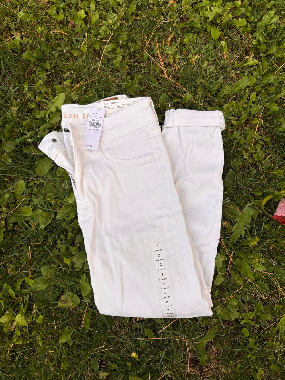 American Eagle Outfitters White Skinny Jeans
